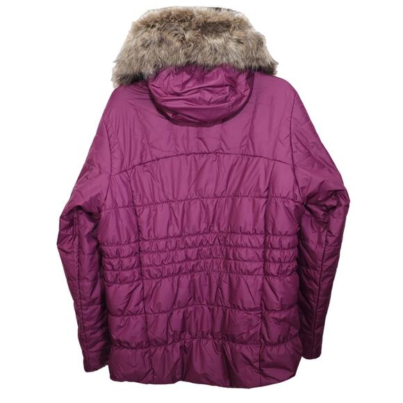 Columbia Sparks Lake II Women's Puffer Jacket with Hood-Medium-Marionberry-NWT - Picture 7 of 11